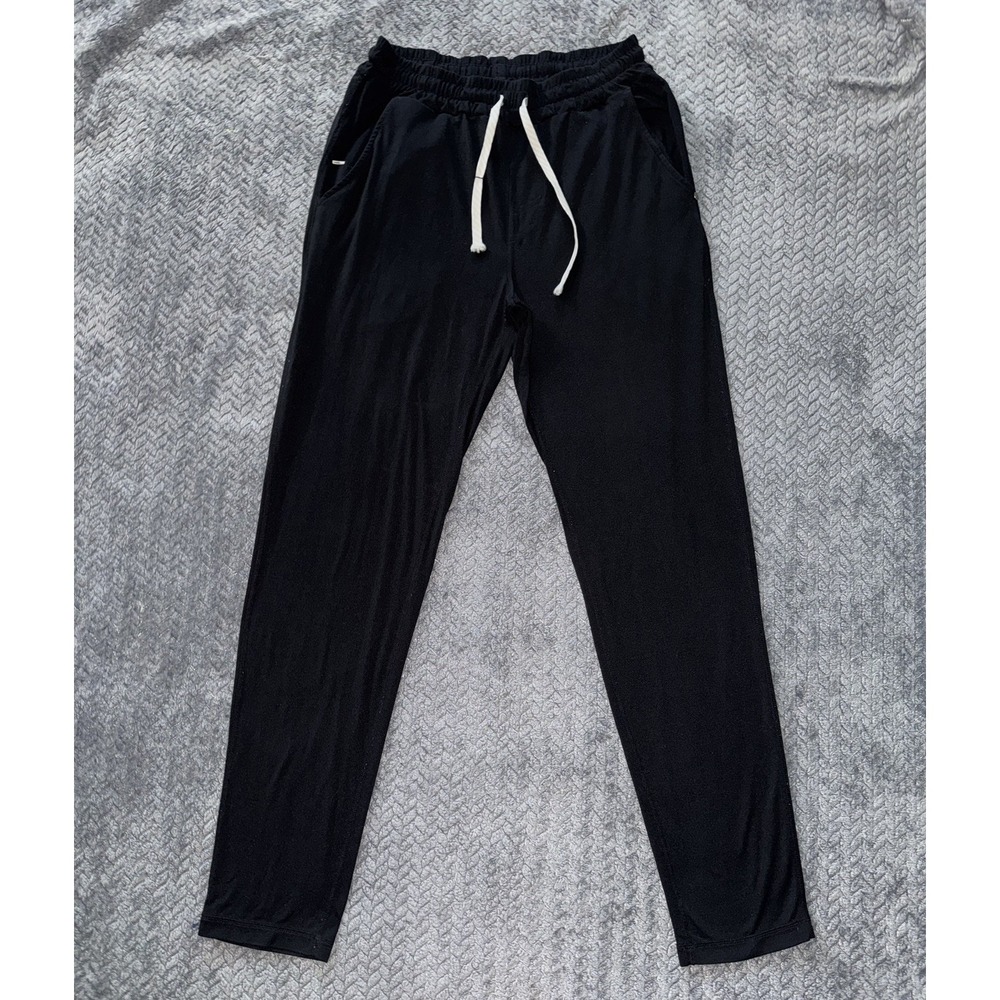Vuori Men's Sunday Performance Stretch Joggers Sweatpants Black Size Small